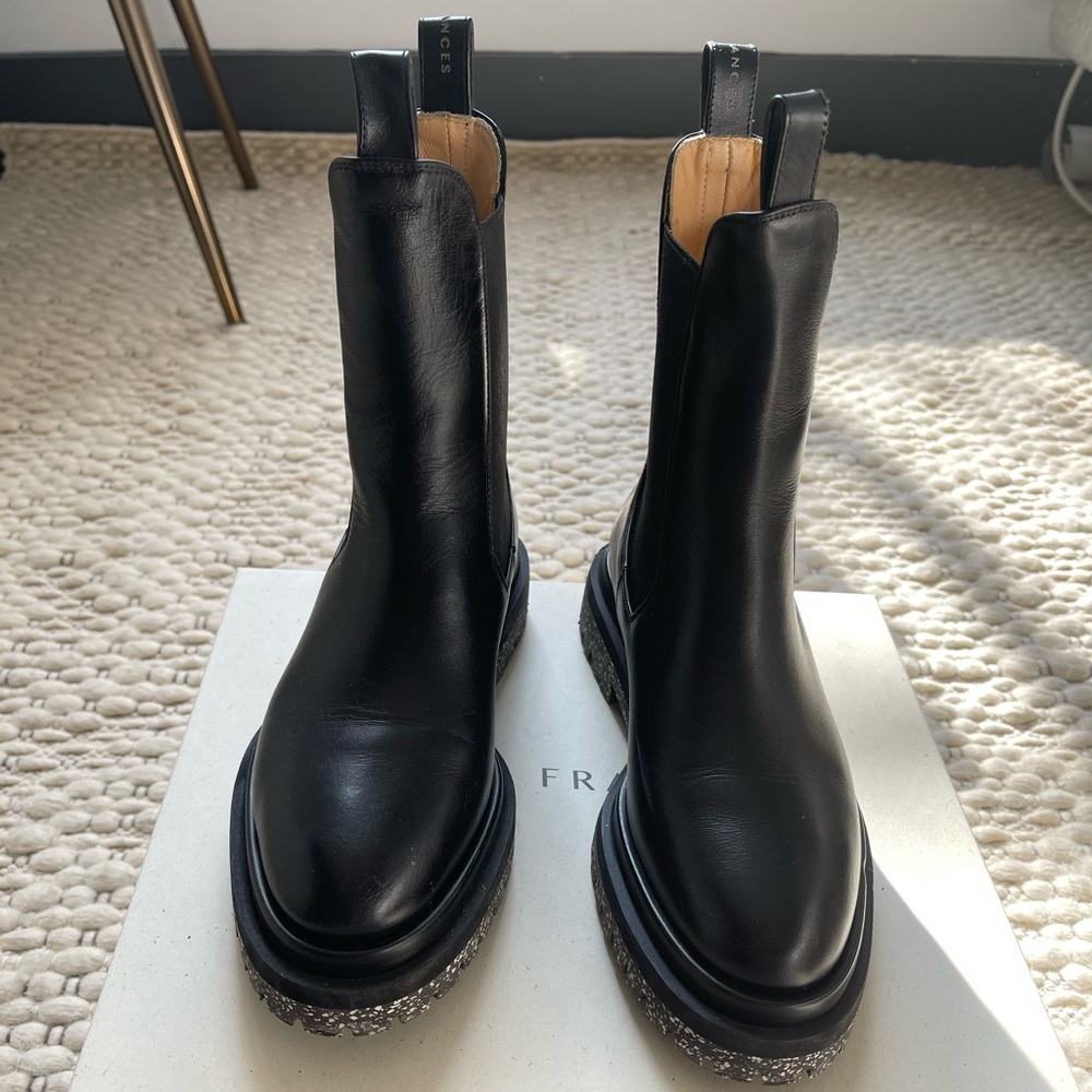 Dear Frances, Tony boot, contrast